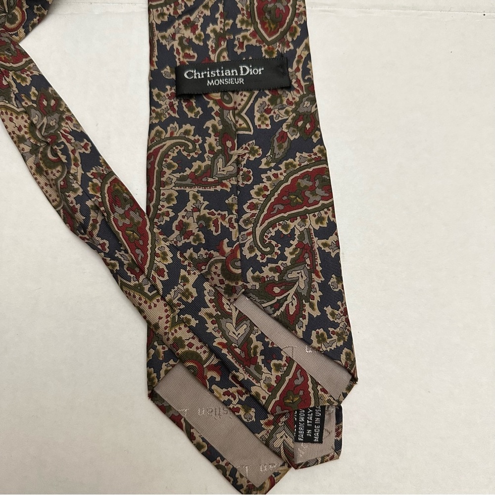 Christian Dior Vintage Silk Tie